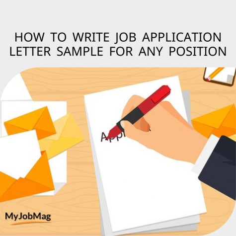 How To Write Job Application Letter Sample For Any Position